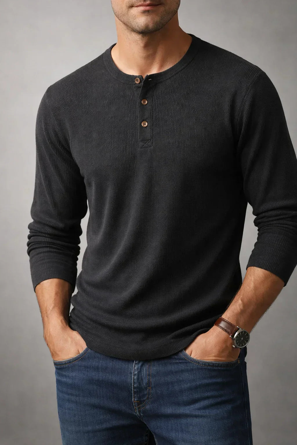 WaffleCore Henley T-Shirt