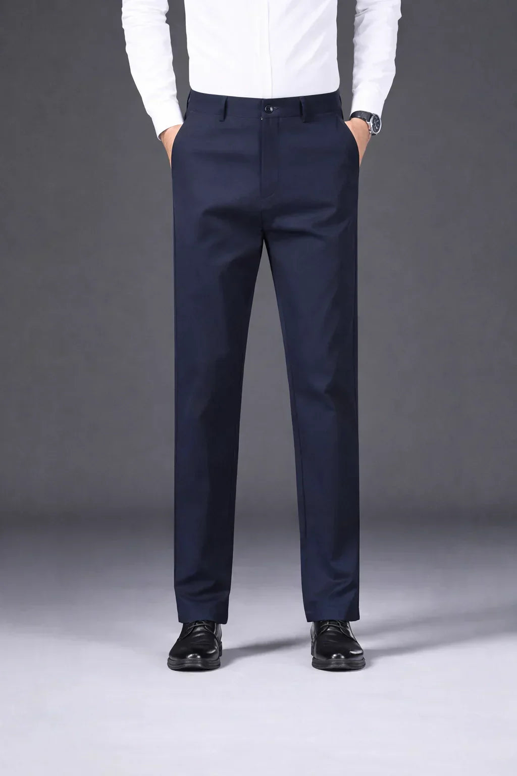 Fleece Slim Straight Trousers