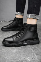 Leather Martin Boots