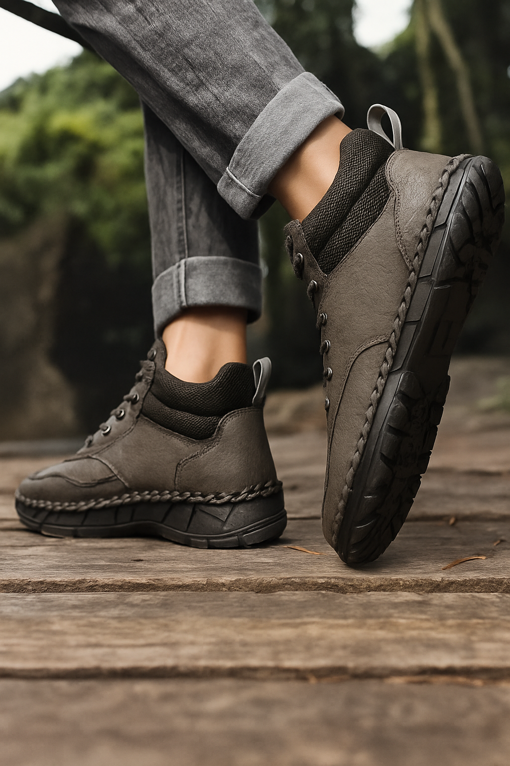 Rugged Ankle Boots
