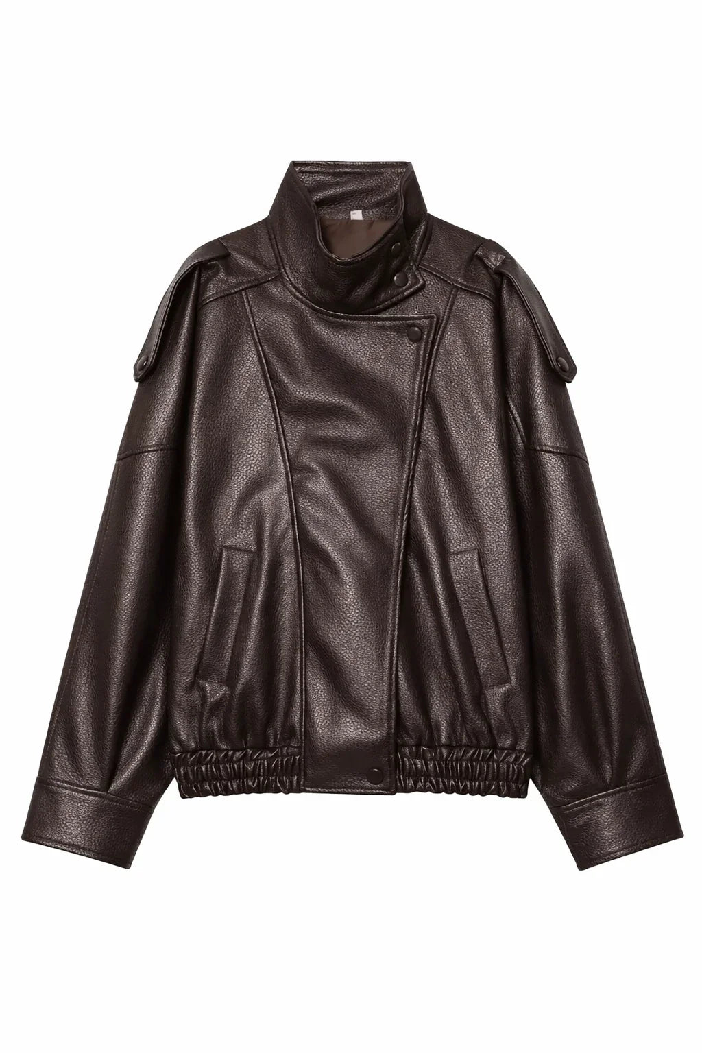 Faux Leather Moto Jacket