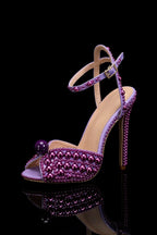 Celestia Pearl Crystal Heels