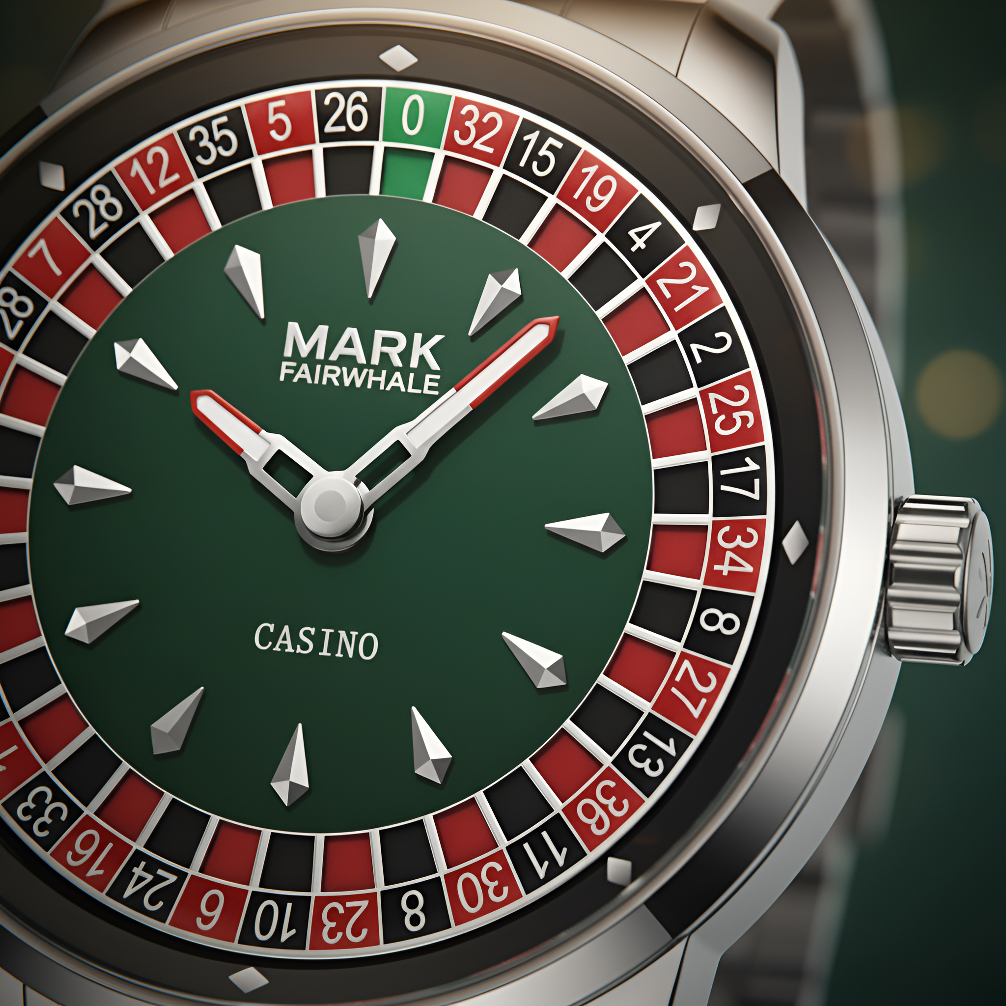 Mark Fairwhale Roulex Casino Watch